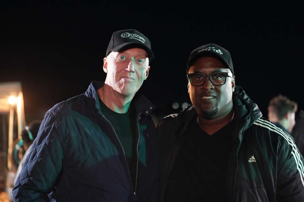 Founders on the Boyz Trip set