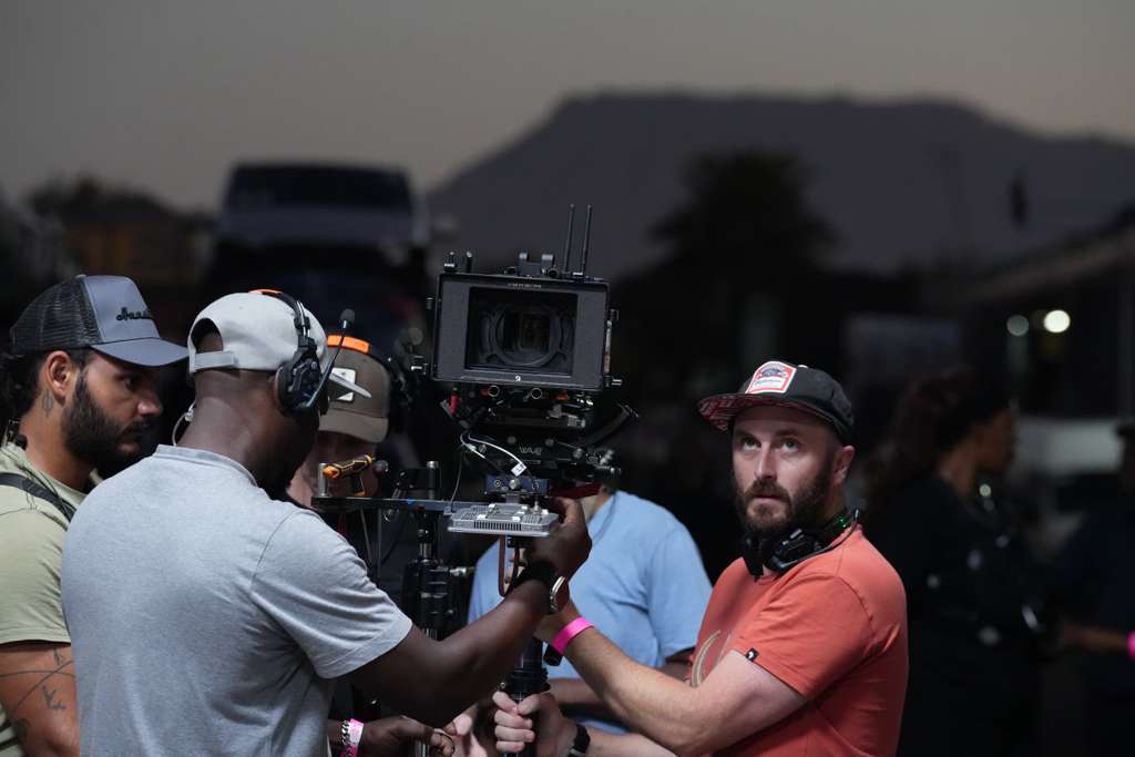 Camera department at dusk